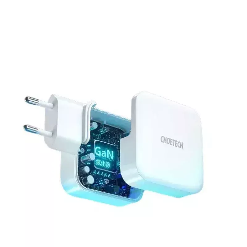Iekštelpu lādētājs Choetech PD8002 Universal balts