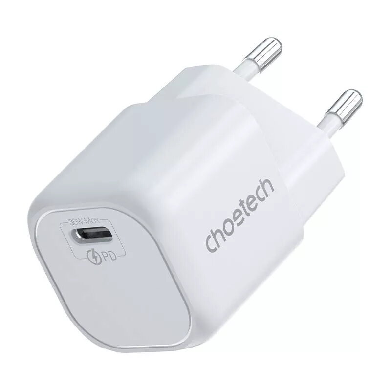 Lādētājs CHOETECH PD5007 30W USB-C Power Delivery ātra uzlāde viedtālruņiem un planšetdatoriem