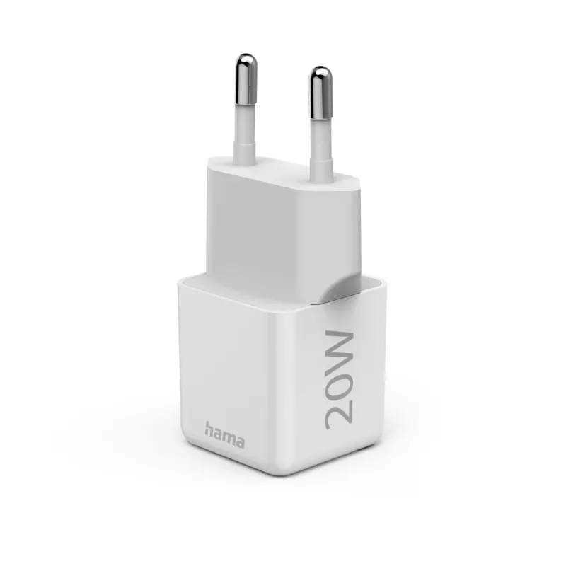 Iekštelpu lādētājs Hama 00201980 ātrā uzlāde balts USB Type-C