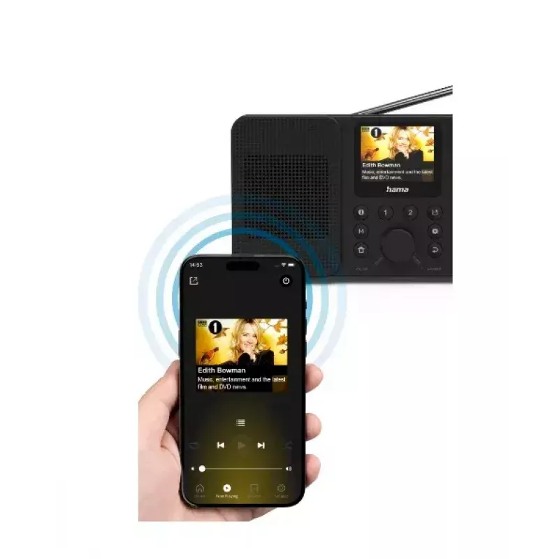 Hama 00054257 personīgais radio ar digitālo uztvērēju DAB DAB+ FM 3W