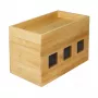 Strāvas pagarinātāja pārsegs LogiLink KAB0076 koka krāsā 140x255x165 mm