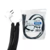 Kabeļu uzmava LogiLink KAB0046 melna