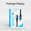 HDMI kabelis Vention 8K 48Gbps HDMI 2.1 Kokvilnas pinums Vīrs-uz-Vīrs 1 m Zils Alumīnijs