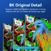 HDMI kabelis Vention 8K 48Gbps HDMI 2.1 Kokvilnas pinums Vīrs-uz-Vīrs 1 m Zils Alumīnijs
