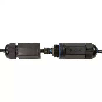 Tīkla kabelis LogiLink CQ7143S RJ-45 Cat6a 50 m Melns