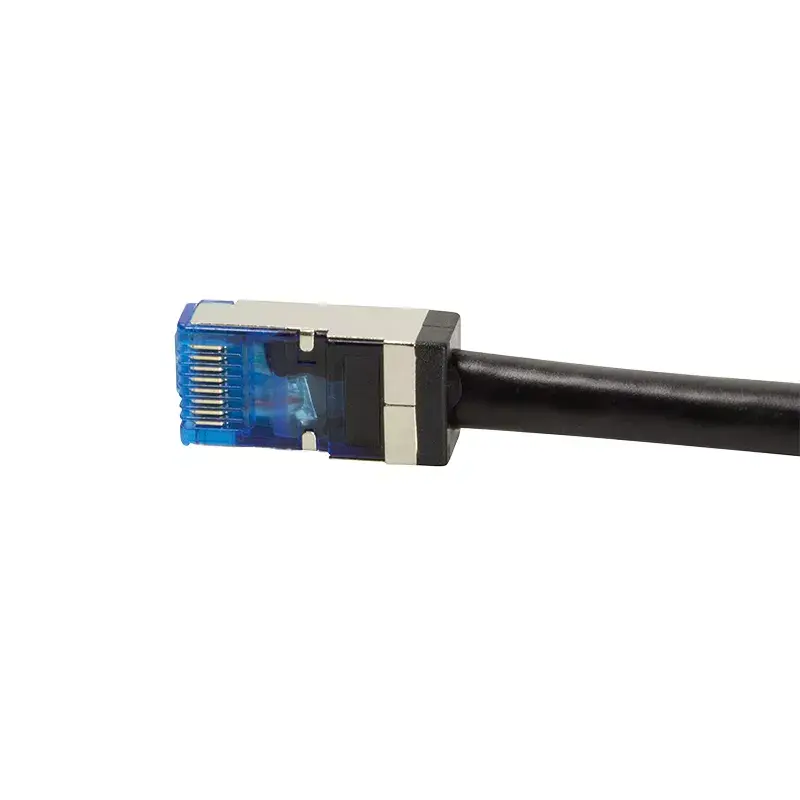 Tīkla kabelis LogiLink CQ7143S RJ-45 Cat6a 50 m Melns