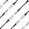 3,5 mm USB kabelis 3MK Jack 3,5 mm 1 gab. USB-C uz Jack 3,5 mm
