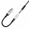 3,5 mm USB kabelis 3MK Jack 3,5 mm 1 gab. USB-C uz Jack 3,5 mm