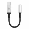 3,5 mm USB kabelis 3MK Jack 3,5 mm 1 gab. USB-C uz Jack 3,5 mm