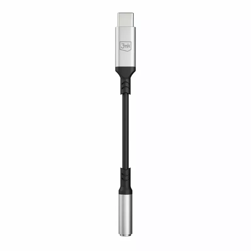 3,5 mm USB kabelis 3MK Jack 3,5 mm 1 gab. USB-C uz Jack 3,5 mm