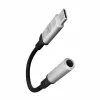 3,5 mm USB kabelis 3MK Jack 3,5 mm 1 gab. USB-C uz Jack 3,5 mm