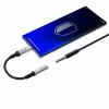 3,5 mm USB kabelis 3MK Jack 3,5 mm 1 gab. USB-C uz Jack 3,5 mm