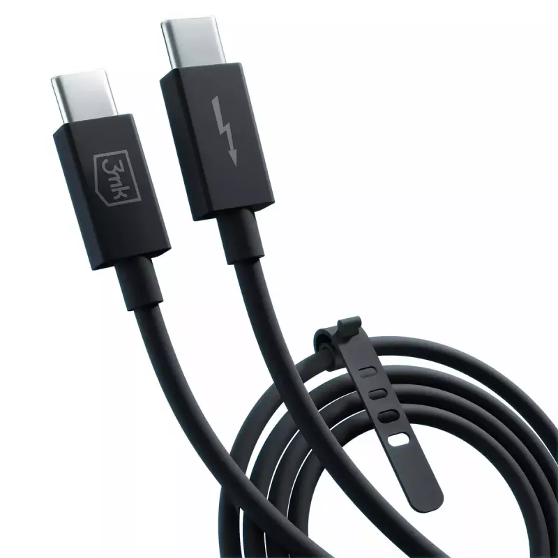 3mk Hyper Thunderbolt 4 Pro kabelis, 240 W, 1 m