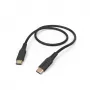 Hama Flexible USB kabelis USB 2.0 1.5 m USB C Melns