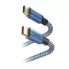 Hama Reflective USB kabelis USB 2.0 1.5 m USB C Zils