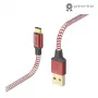 Hama atstarojošs USB kabelis USB 2.0 1,5 m USB A USB C sarkans