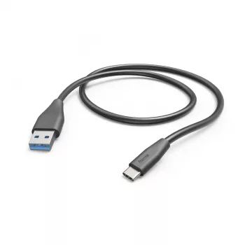 Hama 00201595 USB kabelis USB 2.0 1.5 m USB A USB C Melns