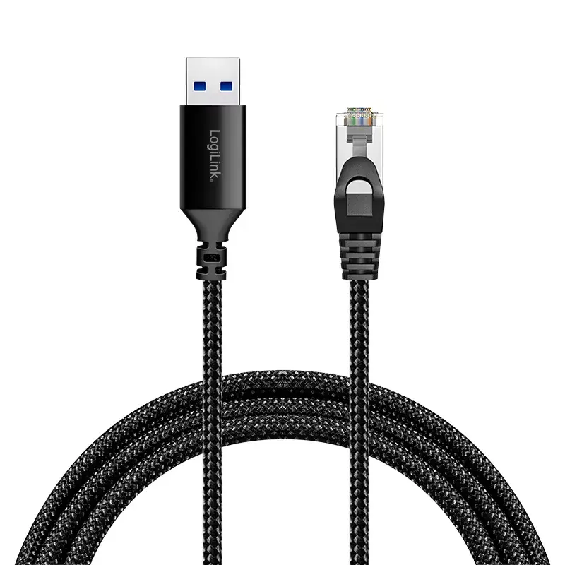 Tīkla kabelis LogiLink CU0406 RJ-45 Cat6 10 m Melns