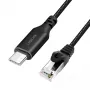 Tīkla kabelis LogiLink CU0416 RJ-45 Cat6 10 m Melns