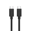 USB C uz USB C kabelis Unitek Y-C477BK01-2M, USB 3.2 Gen 1, 2 m, 5 Gbit/s, PD 60 W, melns