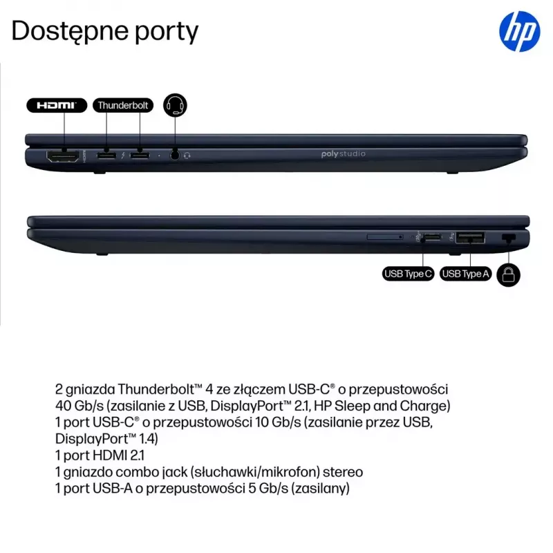 Portatīvais dators HP EliteBook X Flip G1i 14 7 32GB 512GB Win11Pro