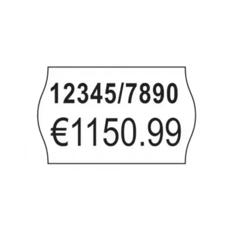 Pašlīmējošā etiķete Cenu zīme Avery PLP1626