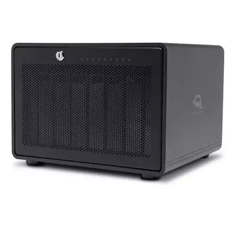 OWC ThunderBay 8 disku masīvs, darbvirsmas, melns, 8 diskdziņi, HDD, SSD