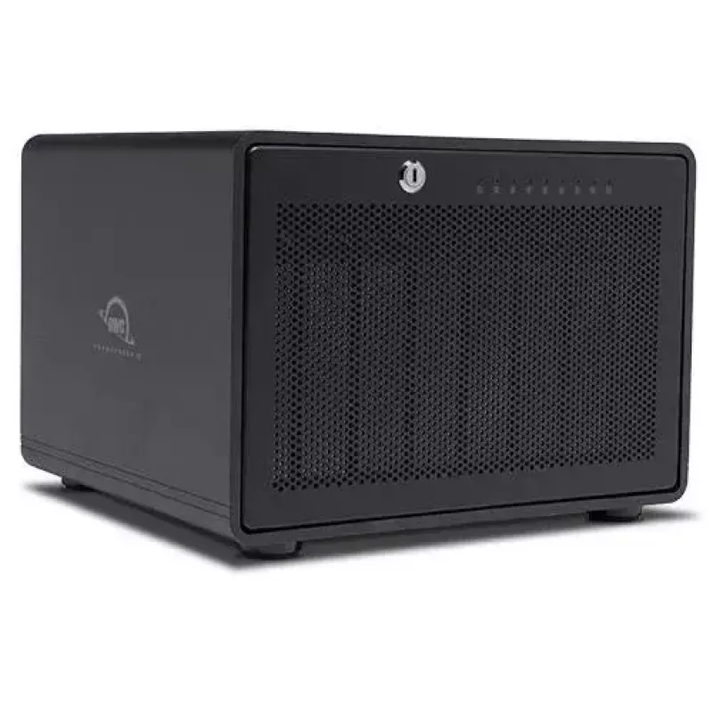 OWC ThunderBay 8 disku masīvs, darbvirsmas, melns, 8 diskdziņi, HDD, SSD