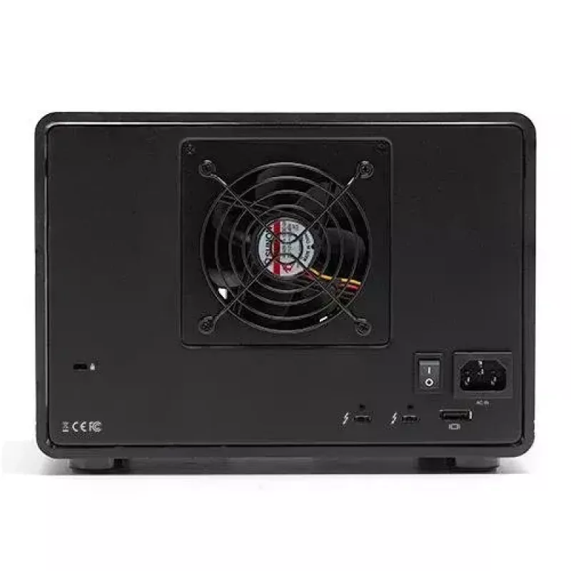 OWC ThunderBay 8 disku masīvs, darbvirsmas, melns, 8 diskdziņi, HDD, SSD