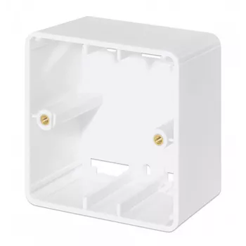 Intellinet Surface Mount Pattress Box 771900 771917 80x80x45mm Signālbalts RAL9003