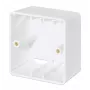 Intellinet Surface Mount Pattress Box 771900 771917 80x80x45mm Signālbalts RAL9003
