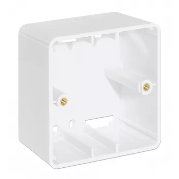 Intellinet Surface Mount Pattress Box 771900 771917 80x80x45mm Signālbalts RAL9003