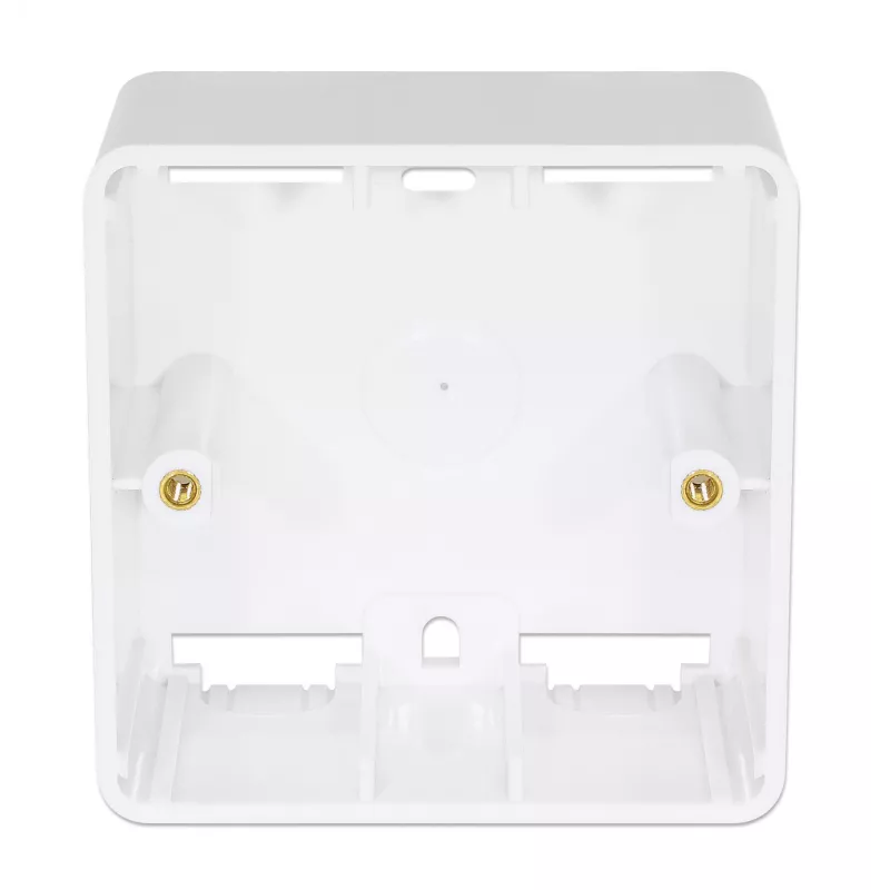 Intellinet Surface Mount Pattress Box 771900 771917 80x80x45mm Signālbalts RAL9003