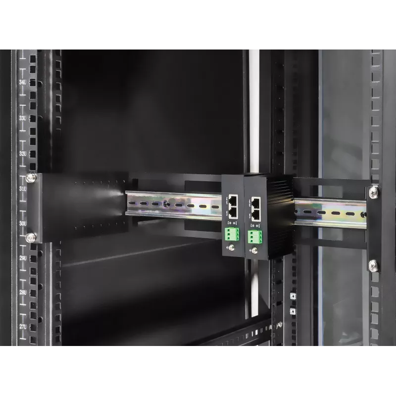 Rack rail Intellinet 716345 Melns Aluminium 487mm x 210mm x 89mm