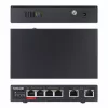 Intellinet 6 portu ātrdarbīgs Ethernet slēdzis ar 4 PoE portiem, 65 W jaudas budžets