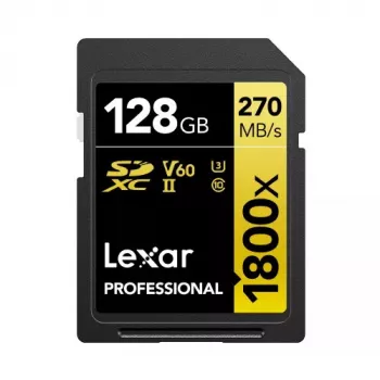 Lexar Professionālā 1800x SDXC UHS-II atmiņas karte LSD1800128G-BNNNG 128GB
