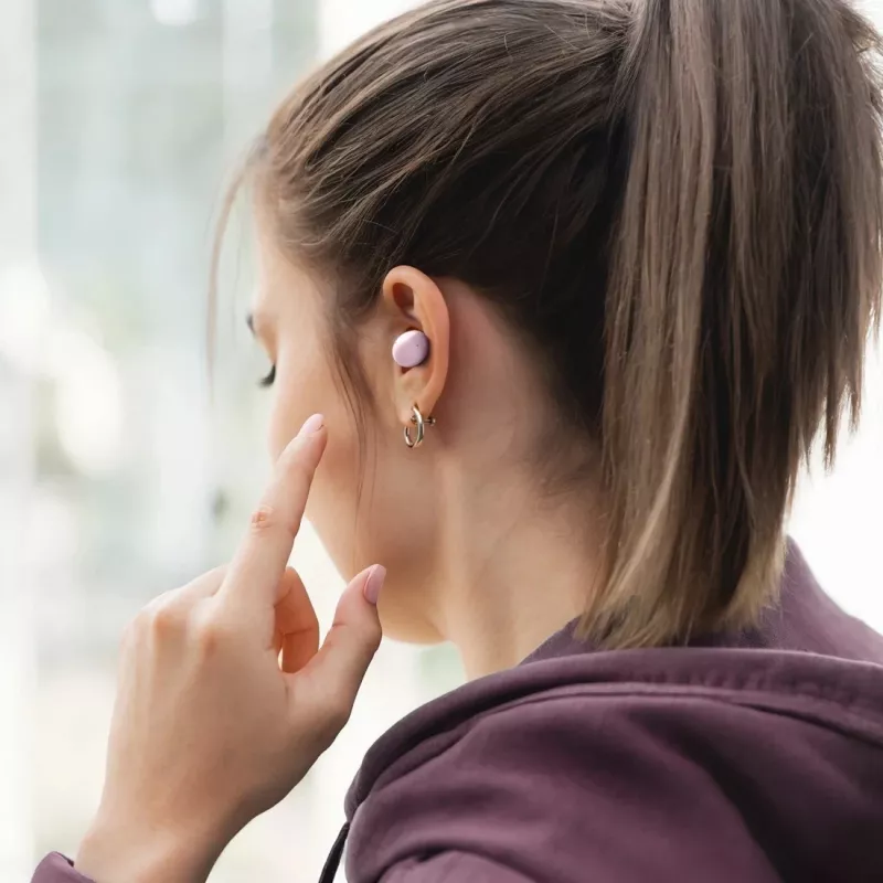 Hama Freedom Buddy II austiņas True Wireless Stereo (TWS) ievietojamās zvaniem/mūzikai Bluetooth rozā