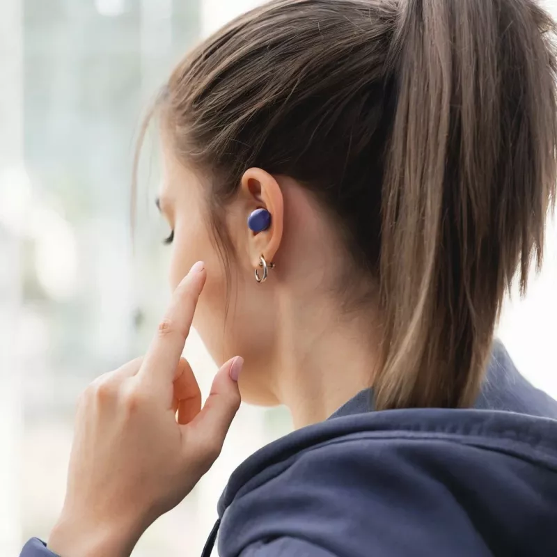 Hama Freedom Buddy II austiņas True Wireless Stereo (TWS) Ievietojamas Zvani/Mūzika Bluetooth Zila