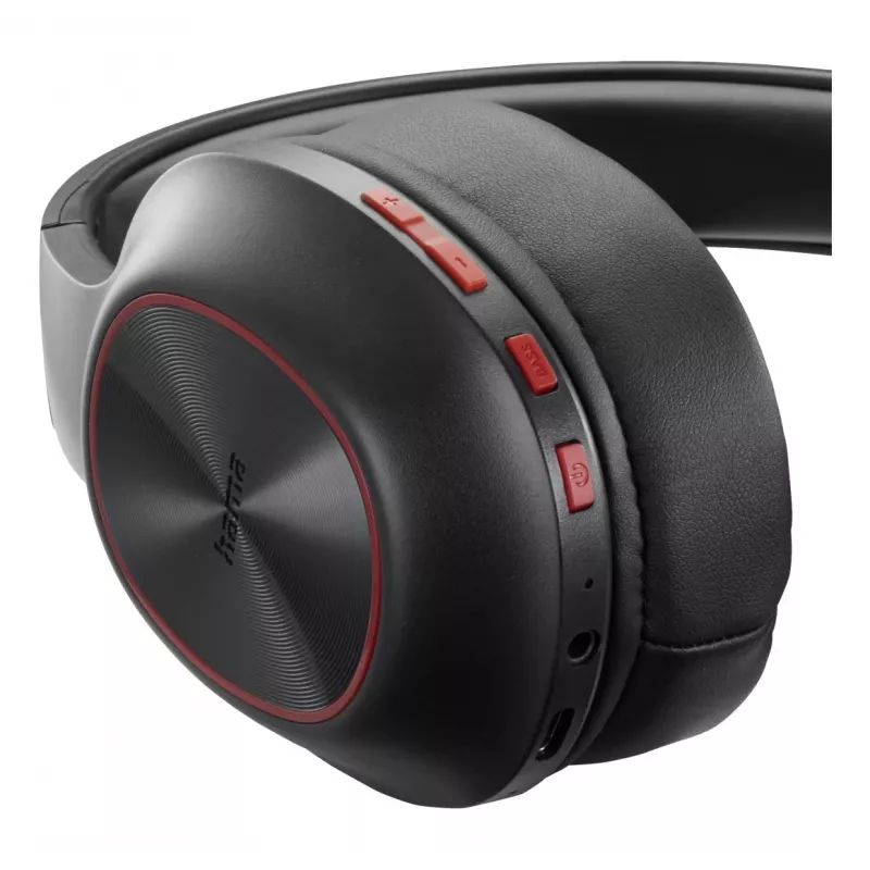 Hama Spirit Calypso III Headset Wireless Head-band Calls/Music Bluetooth Melns, Red