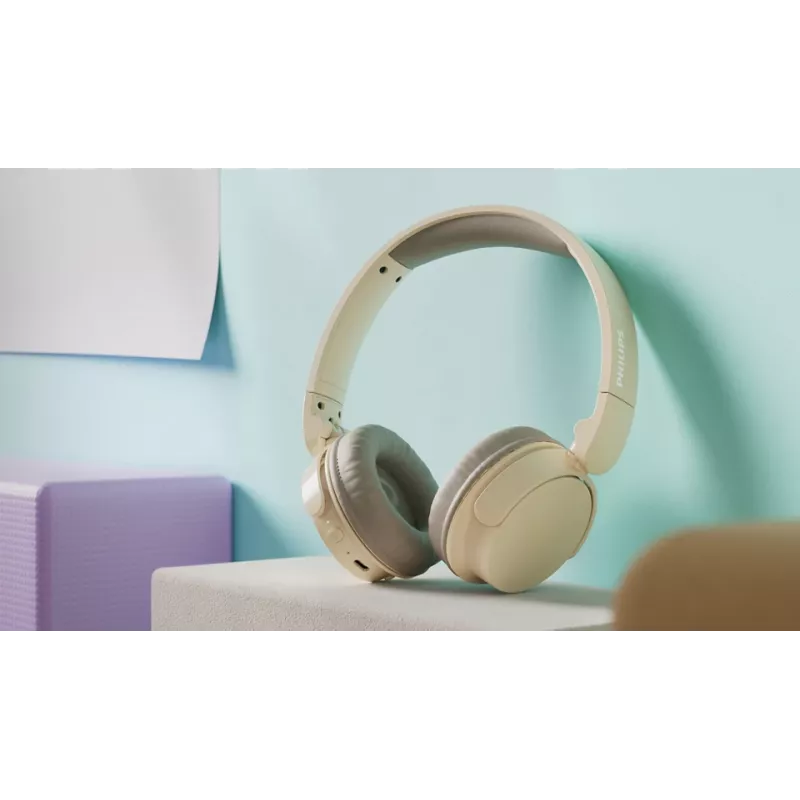 Philips TAH3209BG/00 austiņas/ austiņu komplekts Bezvadu Uz galvas Zvani/Mūzika Bluetooth Bēša