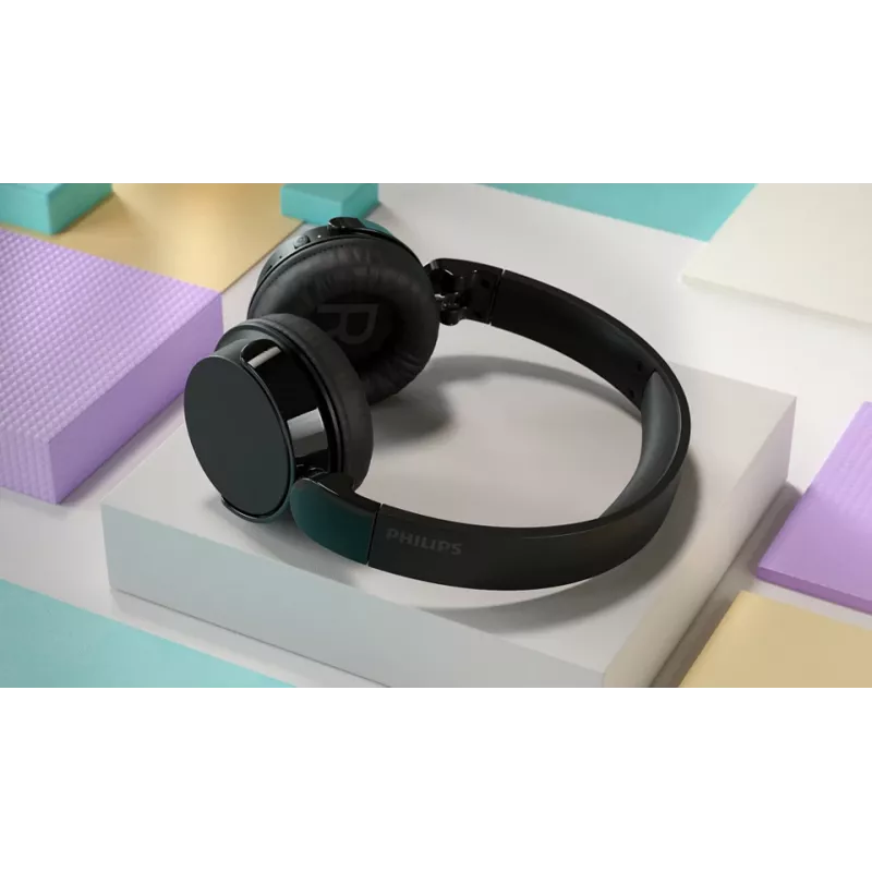 Philips 4000 sērijas TAH4209BK/00 austiņas/headset Bezvadu Galvas saite Zvani/Mūzika Bluetooth Melns