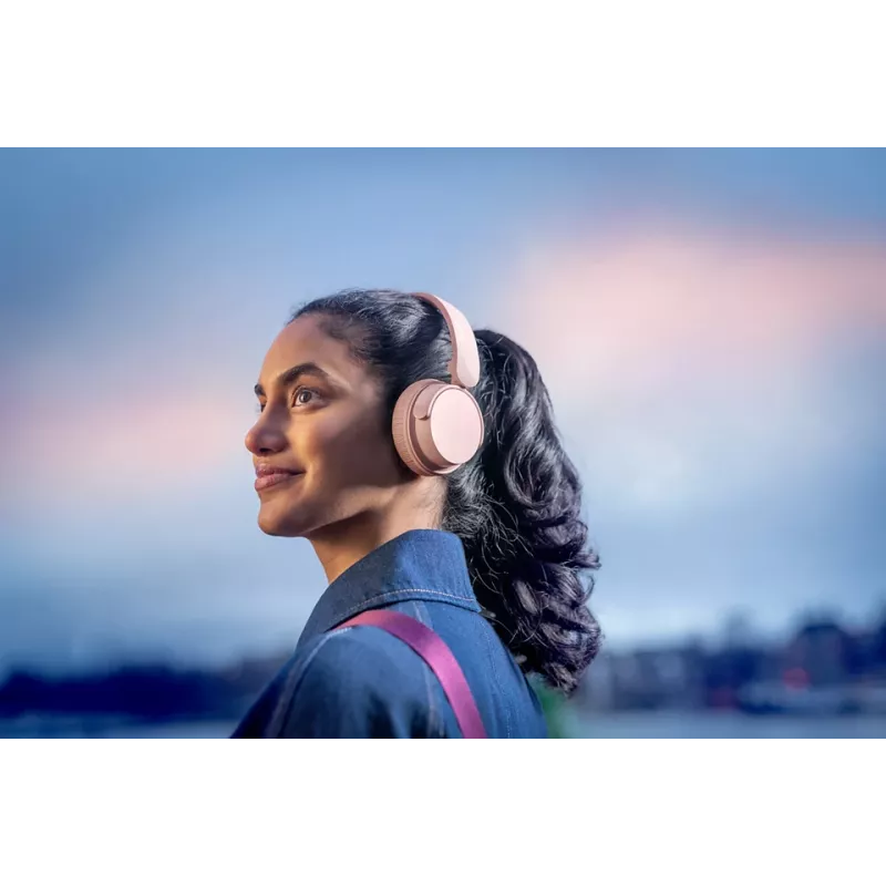 Philips 4000 sērijas TAH4209PK/00 austiņas/austiņu komplekts Bezvadu Galvas saite Zvani/Mūzika Bluetooth Rozā