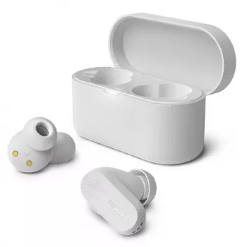 Philips 3000 sērijas TAT3509WT/00 austiņas/auss komplekts True Wireless Stereo (TWS) Iekšauss Zvani/Mūzika Bluetooth Balts