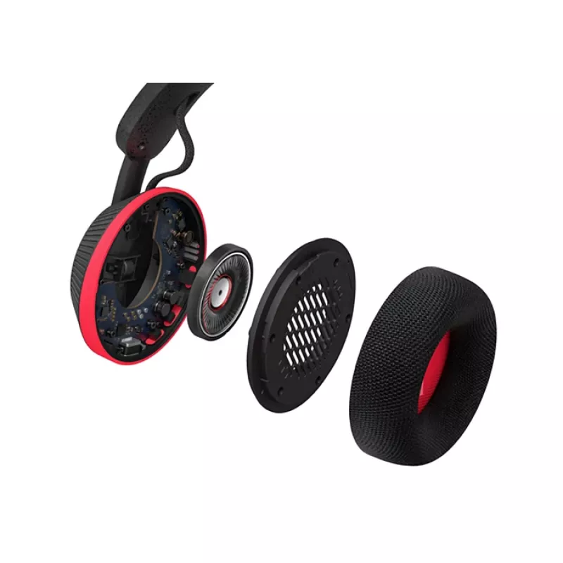 Philips 6000 sērijas TAA6219BK/00 austiņas/auss komplekts Bezvadu Galvas saite Mūzika Bluetooth Melns, Sarkans