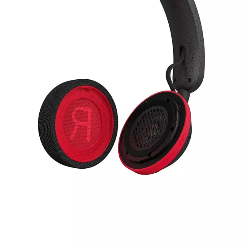 Philips 6000 sērijas TAA6219BK/00 austiņas/auss komplekts Bezvadu Galvas saite Mūzika Bluetooth Melns, Sarkans