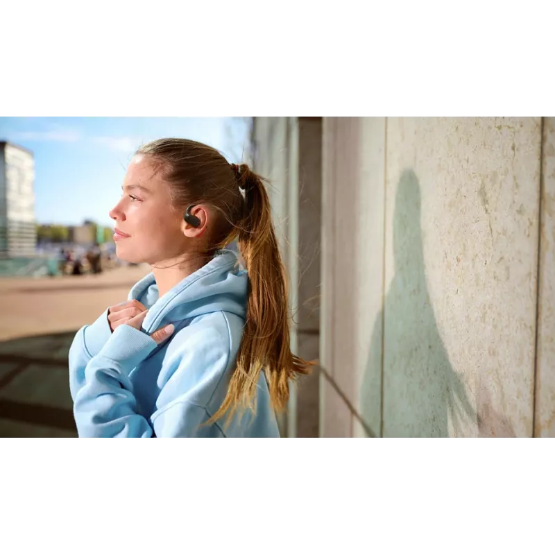 Philips 6000 sērijas TAA6709BK/00 austiņas/auss komplekts True Wireless Stereo (TWS) Āķa sporta Bluetooth Melns, Sarkans