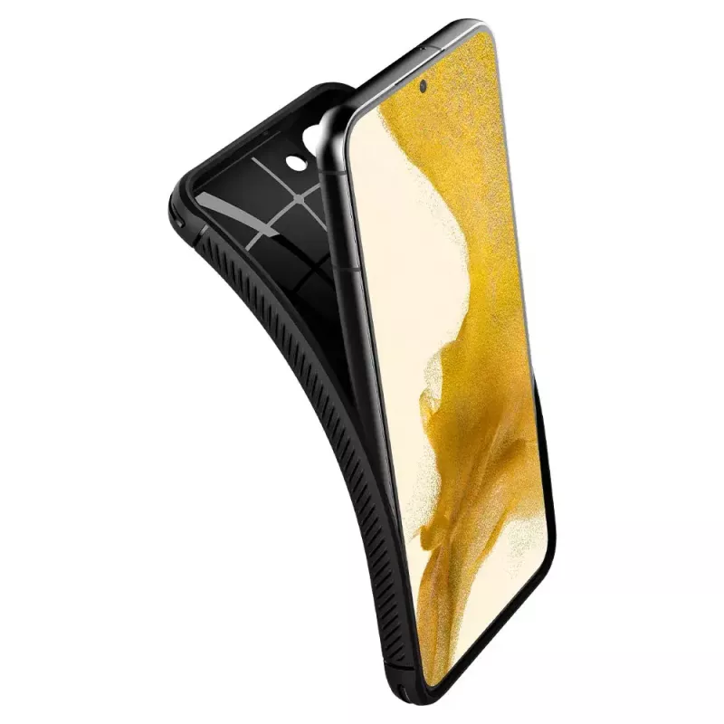 Spigen Rugged Armor mobilā tālruņa maciņš Melns Galaxy S22 6.1 collas