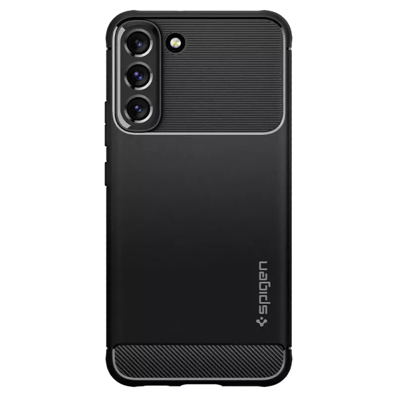 Spigen Rugged Armor mobilā tālruņa maciņš Melns Galaxy S22 6.1 collas