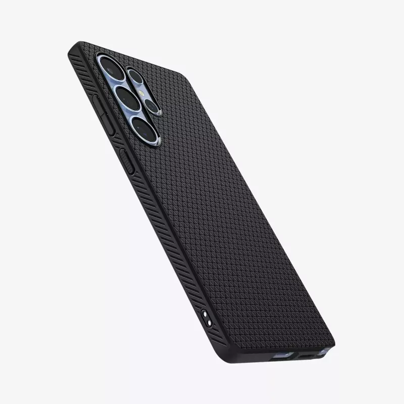 Spigen Galaxy S25 Ultra Case Liquid Air Matte Melns Cover Samsung Galaxy S25 Ultra 6.9 inch