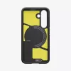 Spigen Galaxy S25 Tough Armor AI melns vāciņš ar galda statīvu